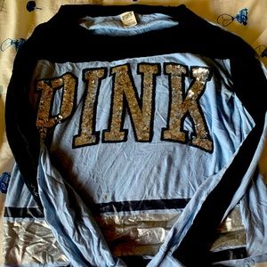 Victoria secret PINk bling shirt !!! size large